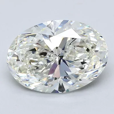2.01ct I SI1 Rare Carat Ideal Cut Oval Diamond