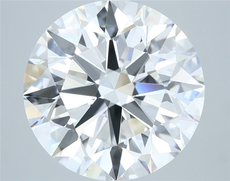 6.15ct F VVS1 Rare Carat Ideal Cut Round Diamond