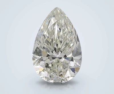 3.51ct I SI2 Rare Carat Ideal Cut Pear Diamond