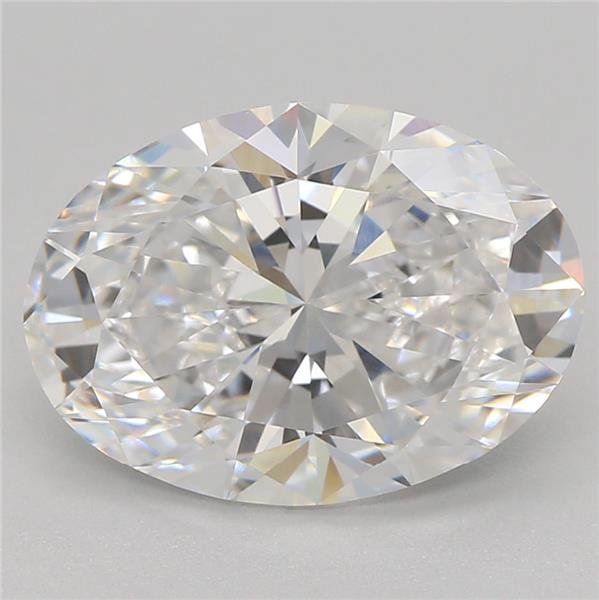 2.01ct D VVS2 Rare Carat Ideal Cut Oval Lab Grown Diamond