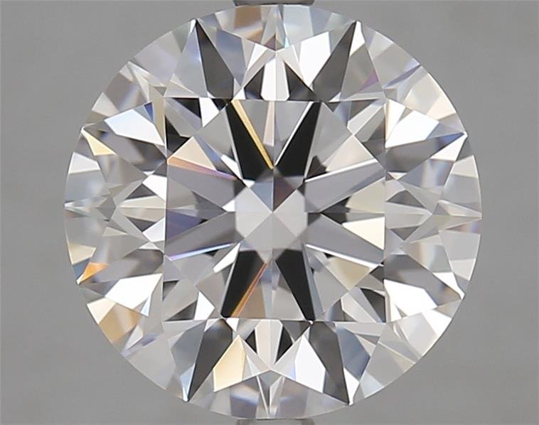 4.59ct D FL Rare Carat Ideal Cut Round Lab Grown Diamond