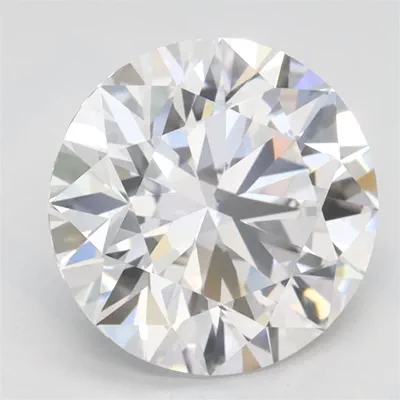 2.45ct D VVS1 Rare Carat Ideal Cut Round Lab Grown Diamond