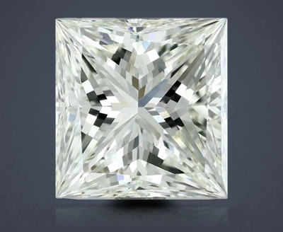 2.96ct J VVS2 Excellent Cut Princess Diamond