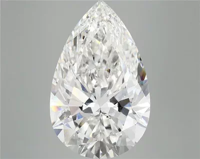 10.21ct F VVS2 Rare Carat Ideal Cut Pear Lab Grown Diamond