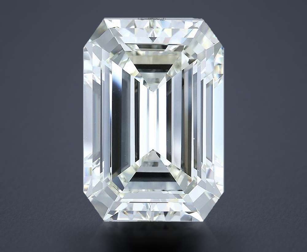 16.92ct J VS1 Rare Carat Ideal Cut Emerald Diamond
