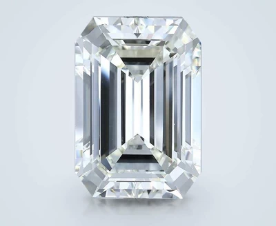 16.92ct J VS1 Rare Carat Ideal Cut Emerald Diamond