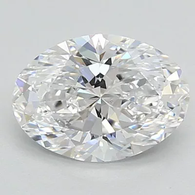 0.93ct D VS1 Rare Carat Ideal Cut Oval Lab Grown Diamond