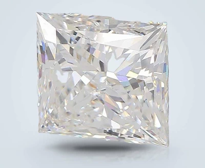 4.59ct E VS1 Rare Carat Ideal Cut Princess Lab Grown Diamond