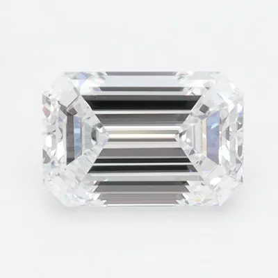 1.01ct D VVS1 Rare Carat Ideal Cut Emerald Lab Grown Diamond
