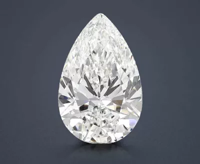 12.02ct F VS1 Rare Carat Ideal Cut Pear Lab Grown Diamond