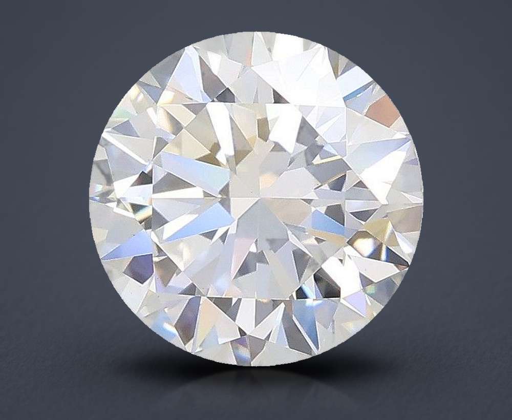 2.02ct D VS1 Excellent Cut Round Lab Grown Diamond