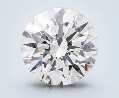 3.05ct F SI1 Rare Carat Ideal Cut Round Lab Grown Diamond