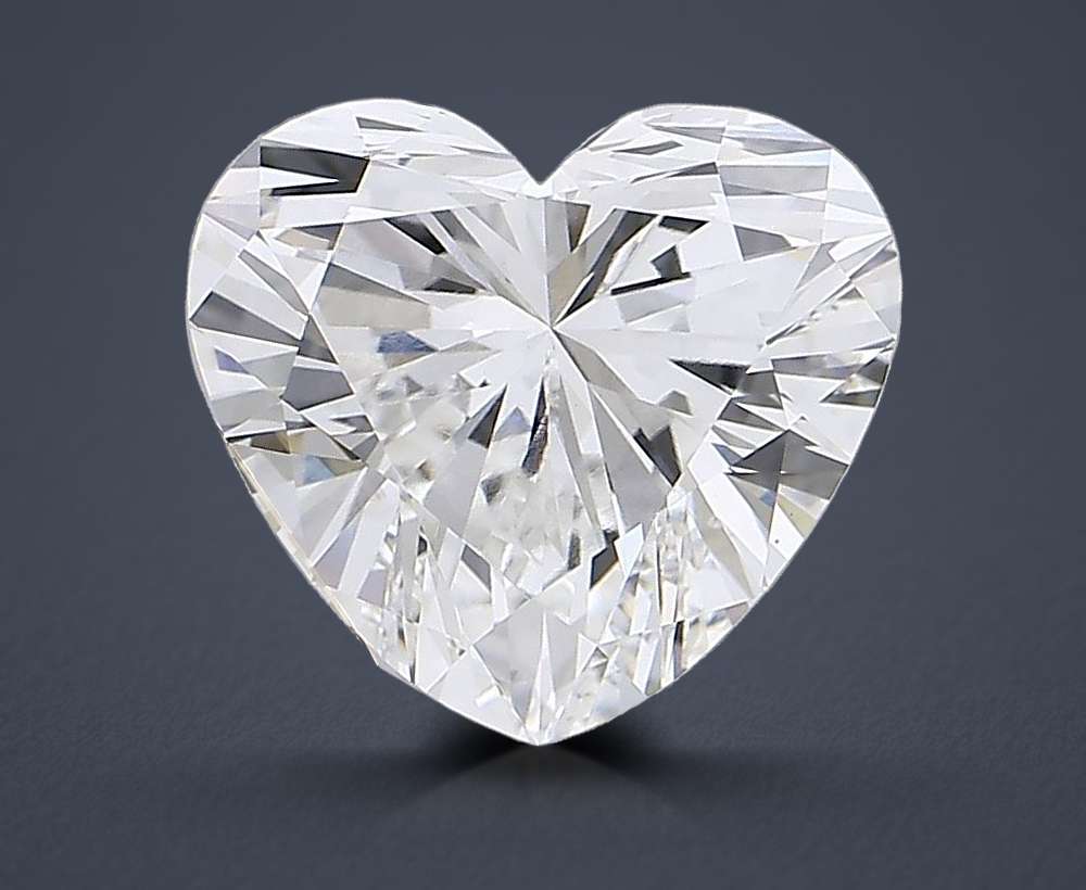 6.02ct E VVS2 Rare Carat Ideal Cut Heart Lab Grown Diamond