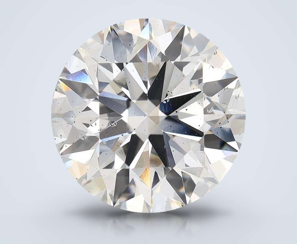 7.03ct G SI1 Rare Carat Ideal Cut Round Lab Grown Diamond