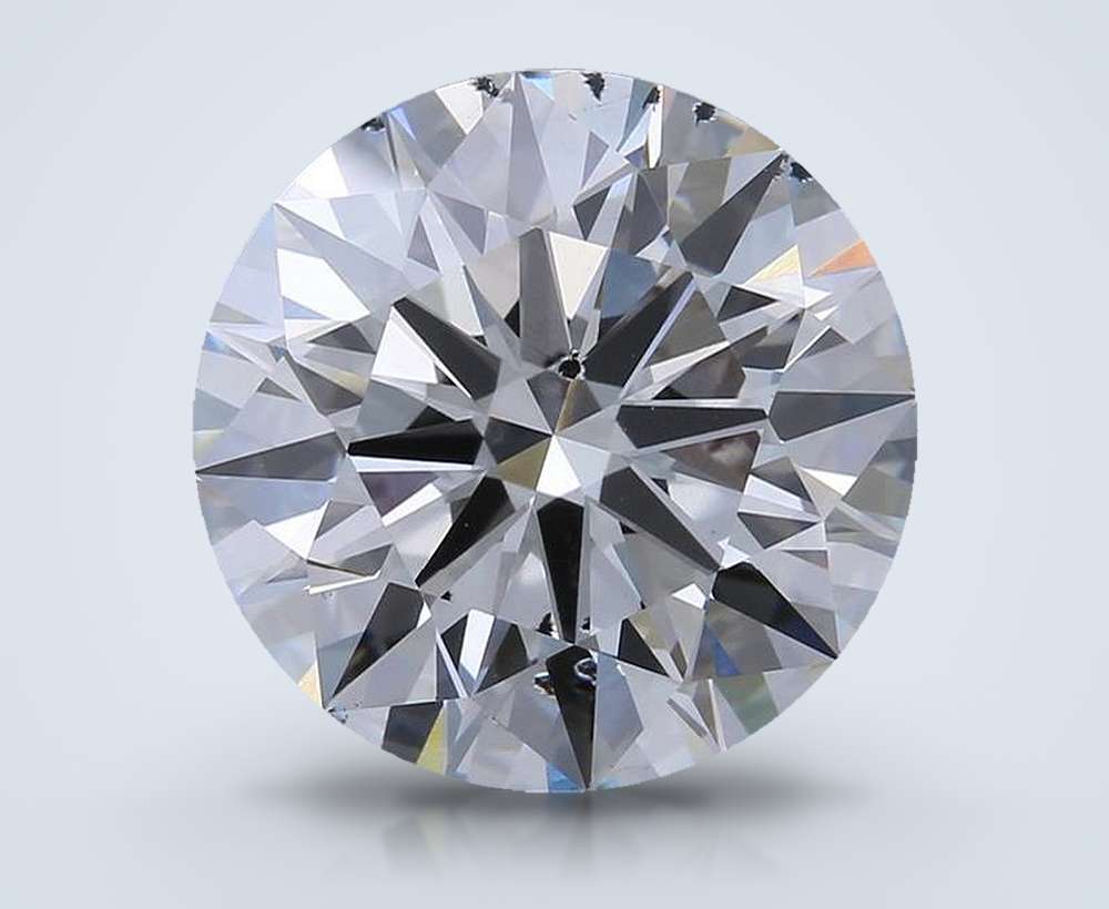 4.35ct G SI1 Rare Carat Ideal Cut Round Lab Grown Diamond