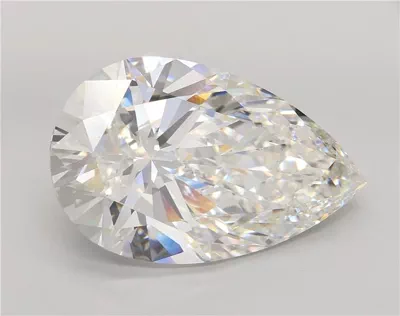30.29ct F VS2 Rare Carat Ideal Cut Pear Lab Grown Diamond