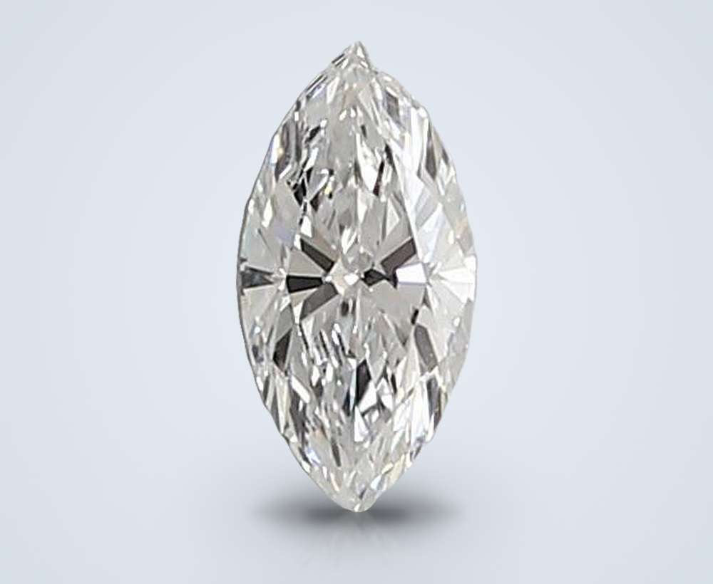 0.39ct D VVS1 Rare Carat Ideal Cut Marquise Lab Grown Diamond