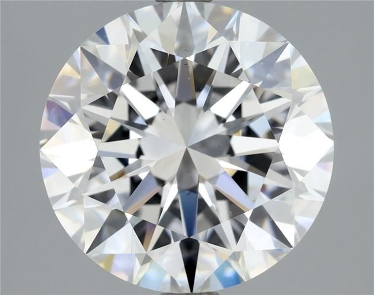 3.01ct E VS2 Rare Carat Ideal Cut Round Diamond