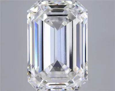 12.50ct H VVS2 Rare Carat Ideal Cut Emerald Lab Grown Diamond