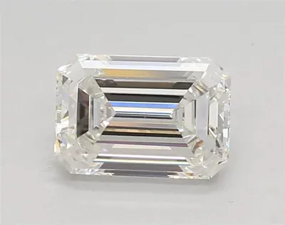1.31ct G VVS2 Rare Carat Ideal Cut Emerald Lab Grown Diamond