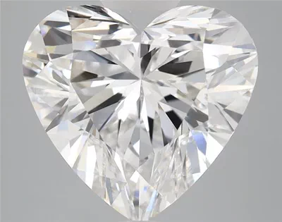 5.09ct E VVS2 Rare Carat Ideal Cut Heart Lab Grown Diamond