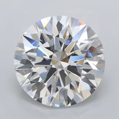 2.43ct E VVS1 Rare Carat Ideal Cut Round Lab Grown Diamond