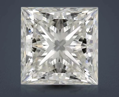 3.06ct I VVS2 Rare Carat Ideal Cut Princess Diamond