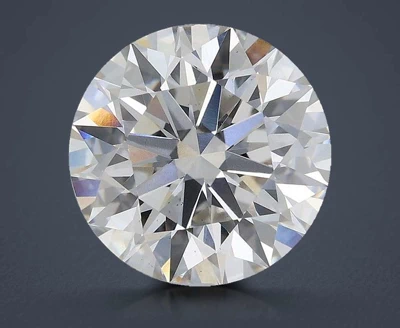 2.59ct H VS1 Excellent Cut Round Lab Grown Diamond