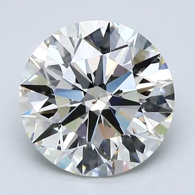 2.32ct K SI2 Rare Carat Ideal Cut Round Diamond