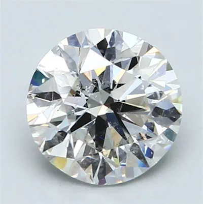2.01ct G SI2 Rare Carat Ideal Cut Round Diamond