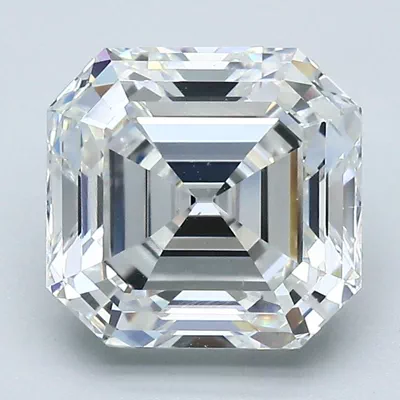 3.20ct G VS1 Very Good Cut Asscher Diamond