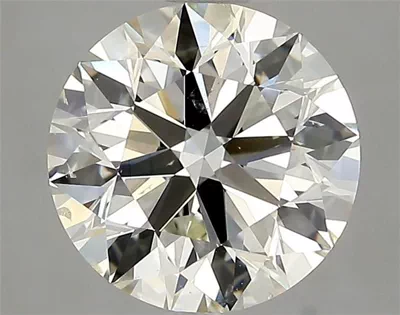 3.06ct K SI2 Excellent Cut Round Diamond