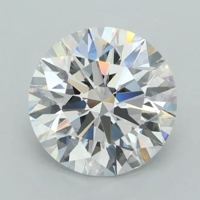 2.52ct D VVS1 Rare Carat Ideal Cut Round Lab Grown Diamond