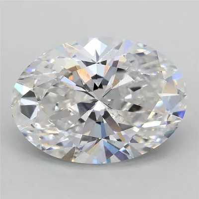 3.58ct E VS2 Rare Carat Ideal Cut Oval Lab Grown Diamond