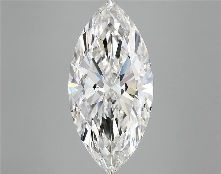 6.70ct F VS2 Rare Carat Ideal Cut Marquise Lab Grown Diamond