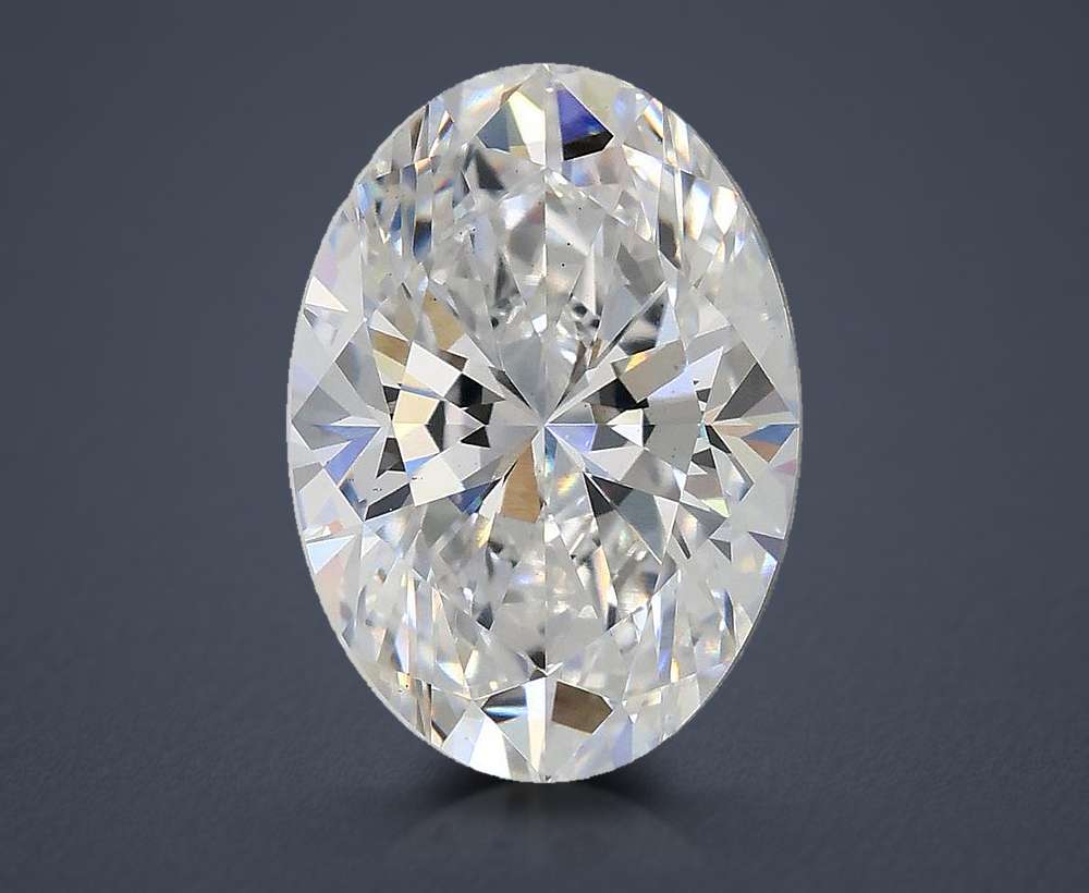 3.04ct D VS1 Rare Carat Ideal Cut Oval Lab Grown Diamond