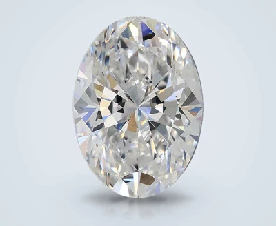 3.04ct D VS1 Rare Carat Ideal Cut Oval Lab Grown Diamond