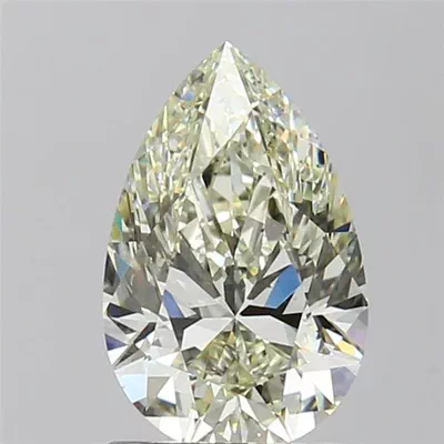 1.51ct K VS2 Rare Carat Ideal Cut Pear Diamond