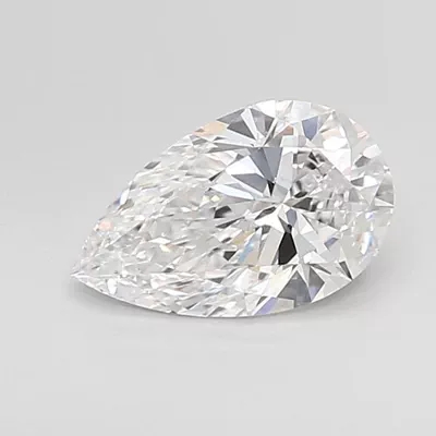 1.31ct E VVS2 Rare Carat Ideal Cut Pear Lab Grown Diamond