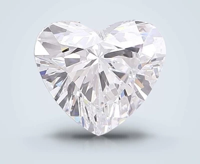 2.55ct E VVS2 Rare Carat Ideal Cut Heart Lab Grown Diamond