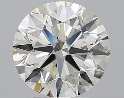 3.00ct K VS1 Rare Carat Ideal Cut Round Diamond
