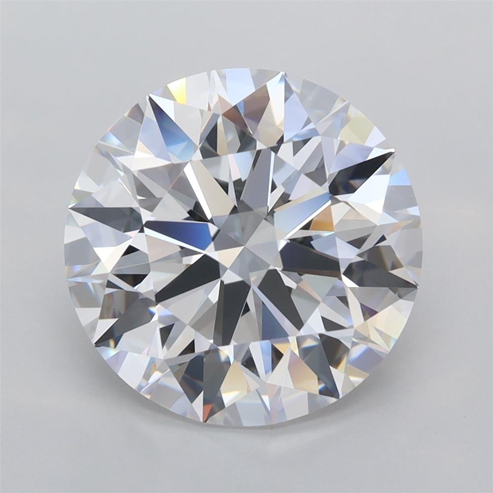 4.91ct D FL Rare Carat Ideal Cut Round Lab Grown Diamond