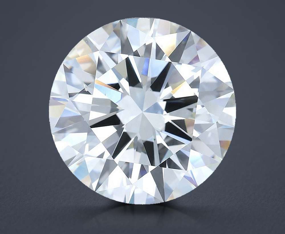 7.86ct H VS2 Rare Carat Ideal Cut Round Diamond