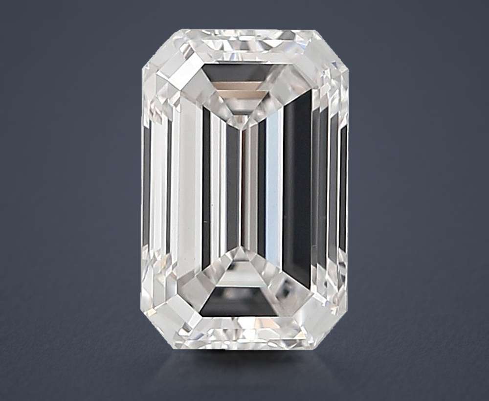 5.03ct G VS1 Rare Carat Ideal Cut Emerald Lab Grown Diamond