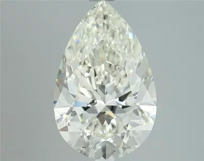 3.01ct J VS2 Rare Carat Ideal Cut Pear Diamond