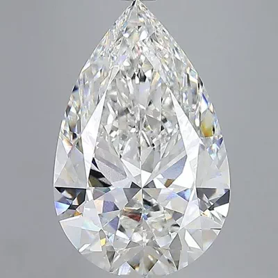 15.04ct F VVS2 Rare Carat Ideal Cut Pear Lab Grown Diamond