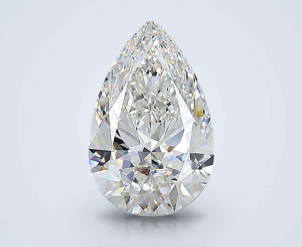 15.04ct F VVS2 Rare Carat Ideal Cut Pear Lab Grown Diamond