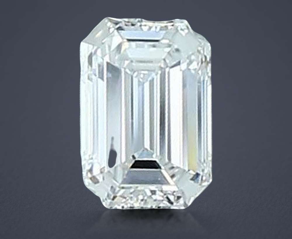 0.30ct E VVS1 Very Good Cut Emerald Diamond