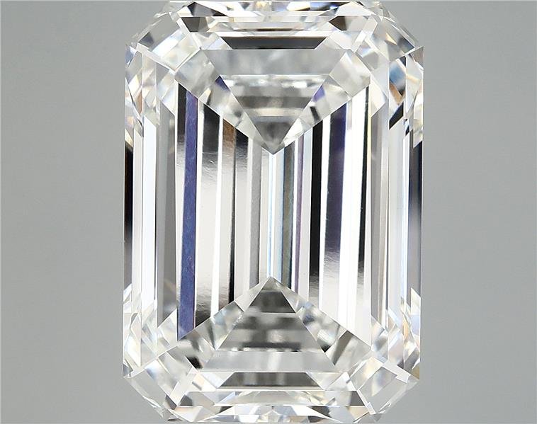 13.03ct F VVS2 Rare Carat Ideal Cut Emerald Lab Grown Diamond