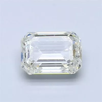 1.03ct J SI1 Rare Carat Ideal Cut Emerald Diamond